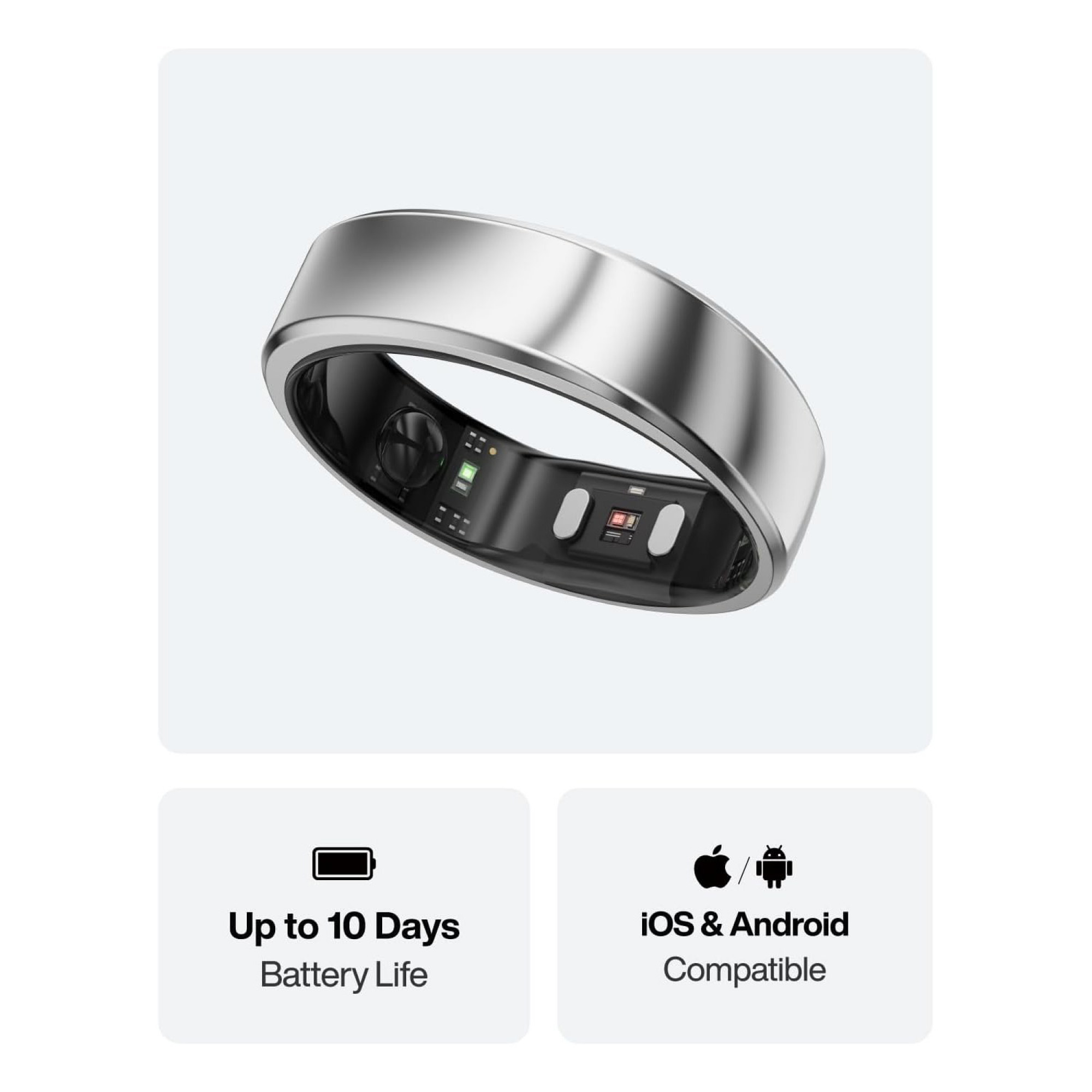 Розумне кільце RingConn Gen 2 Air Galaxy Sliver